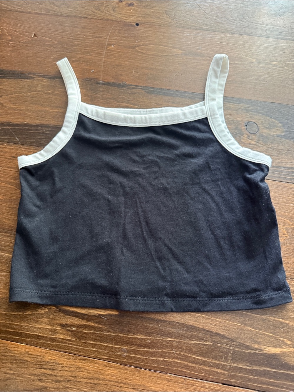 GAP Black Tank Top with White Trim